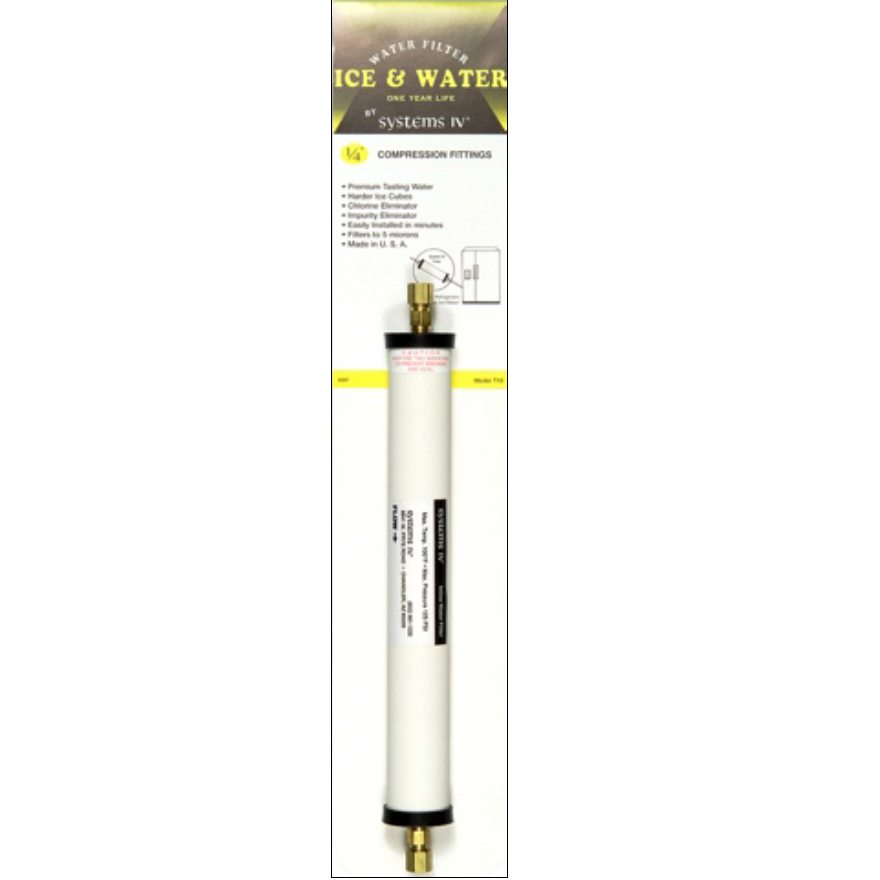 Refrigerator & Ice Maker Water Filter, Systems IV T10 Free Shipping